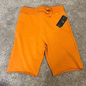 Jordan Craig Legacy Edition Youth French Terry Shorts‎ Pockets Size 12 Orange